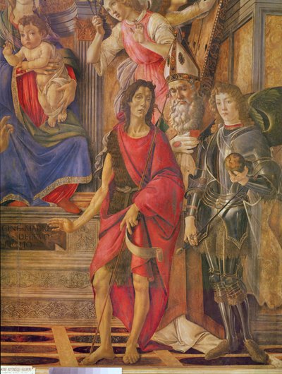 Le Retable de Saint Barnabé (détail) - Sandro Botticelli